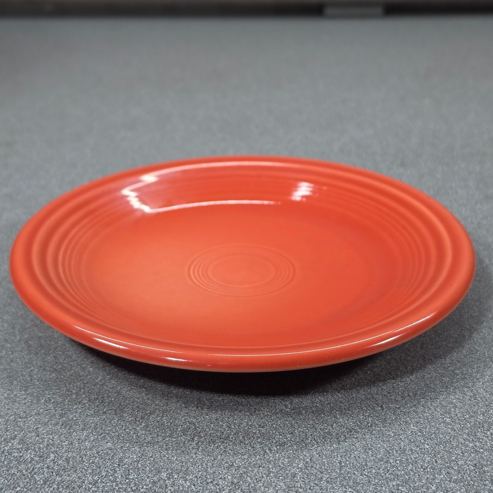 Fiesta Bread Butter Plate 6in Poppy Orange Excellent Lead Free Ceramic